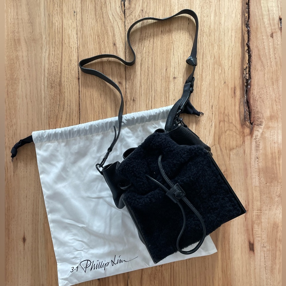 3.1 Philip Lim Scout Shearling Bucket Bag